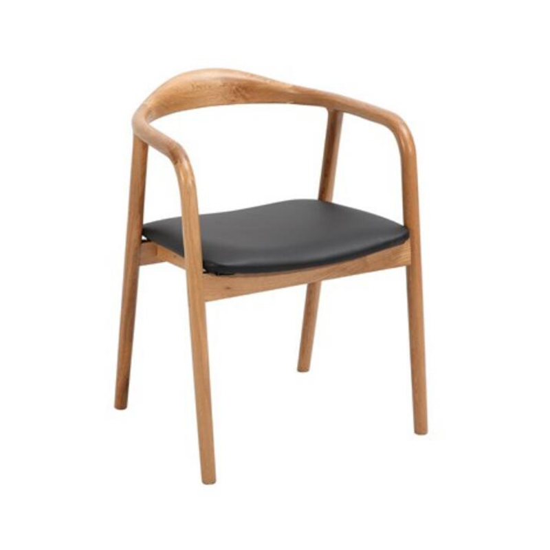 Ambachtelijke beukenhouten eetkamerstoel